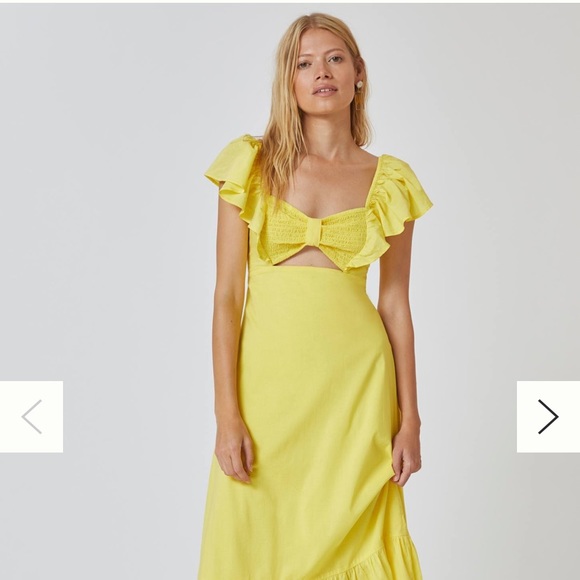 Anthropologie Dresses & Skirts - NWT 💛 Farm x Anthropologie Ruffle Midi Dress